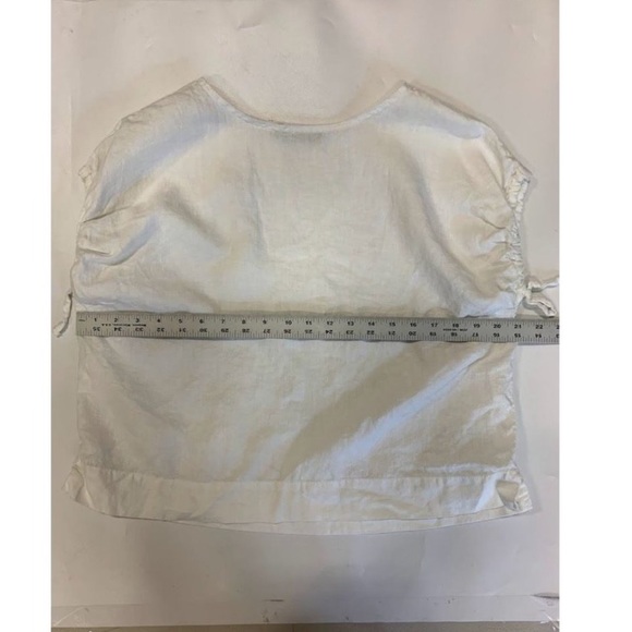 Everlane 100% linen drawstring top - Picture 9 of 11